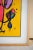 Paper 1990 Lawrence Volk Signed Abstract Figurative Mixed-Media Painting , Framed For Sale - Image 7 of 12