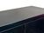 Oriental Black Lacquer Slim Round Moon Face Storage Cabinet For Sale - Image 9 of 13