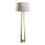 Thomas Pheasant for Baker Furniture Iron Eye Brass Floor Lamp For Sale