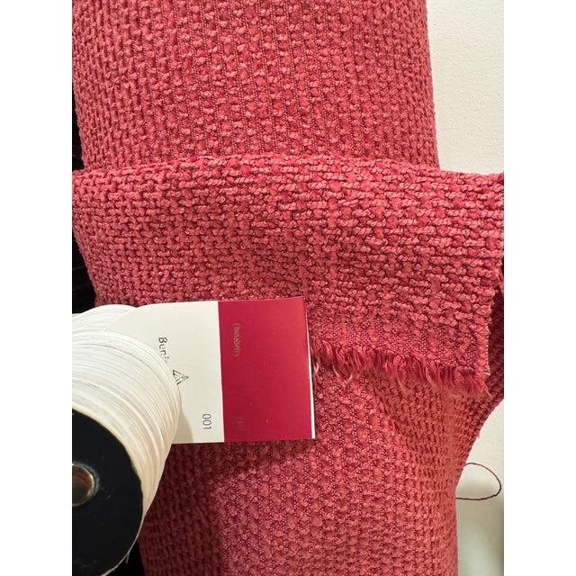 James Malone Soho Performance Fabric 901 Coral For Sale - Image 4 of 6