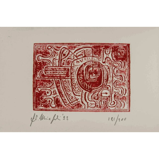 Fausto Maria Franchi, Abstract Composition, Etching, 1992 For Sale