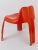 French Orange Fiberglass Chair by Patrick Gingembre for Paulus, 1970s For Sale - Image 9 of 11