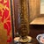 Art Nouveau 1950s Excelsior Lamp W Glass Shade For Sale - Image 3 of 4