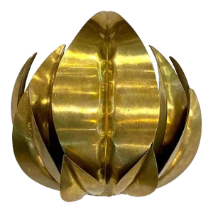 Italian 1970s Leaf Cluster Sconce in the Manner of Tommaso Barbi