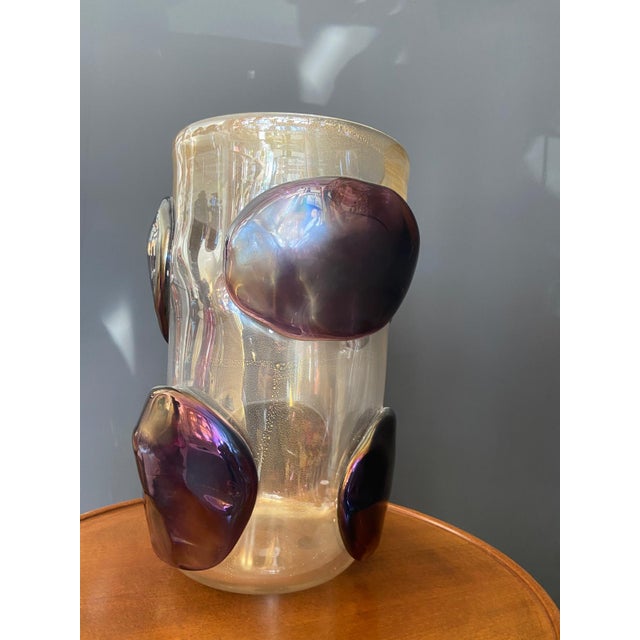 Murano Glass Vase by Costantini, 1990s For Sale - Image 9 of 11
