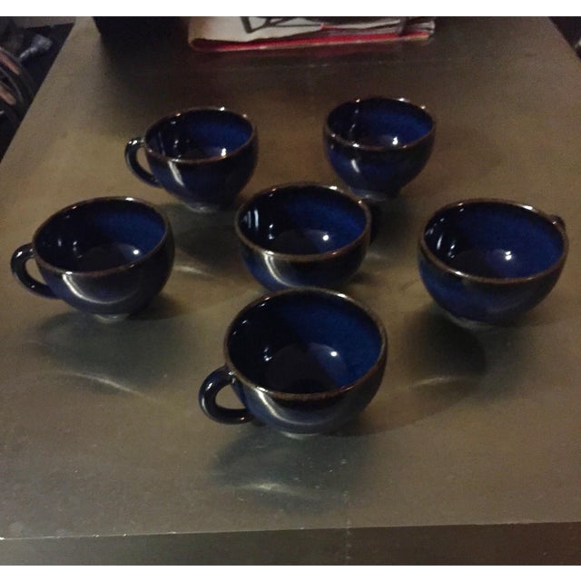 Jars France Tourron Indigo Cups Set of 6 Chairish