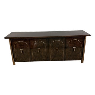 Floating Console Cabinet From Mastercraft, Cir 1970's For Sale