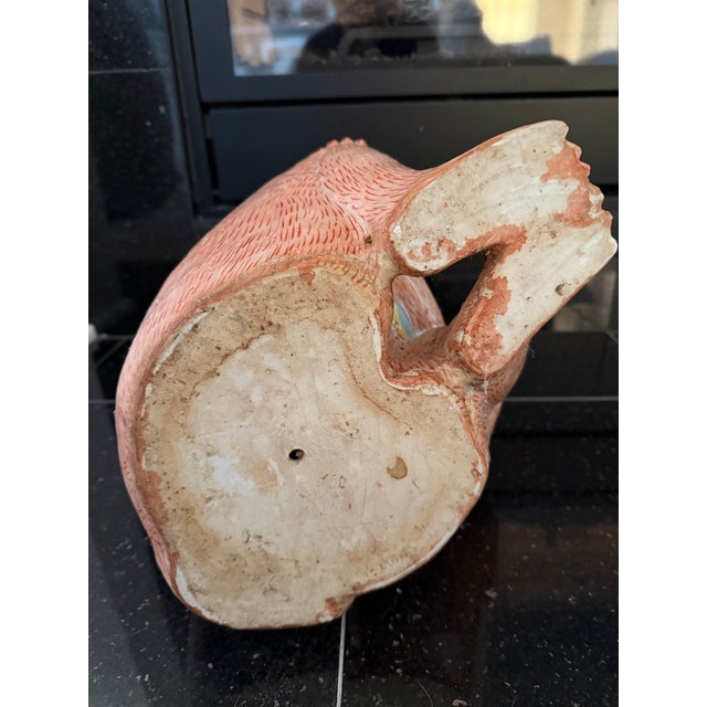 Large Antique Chinese Famille Rose Porcelain Monkey Figurine With Peach, 16″ For Sale In Lexington, KY - Image 6 of 6