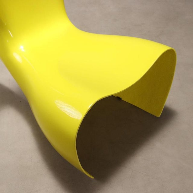 Vintage Cappellini Felt Chair by Marc Newson, Italy, 1990s For Sale - Image 6 of 10