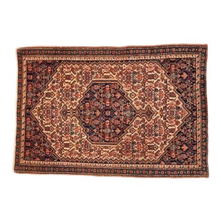 1920's Persian Senneh Rug, 2' X 2'10" For Sale