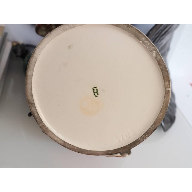 Ceramic Large Porcelain Figurine from Katzhütte, Germany For Sale - Image 7 of 8