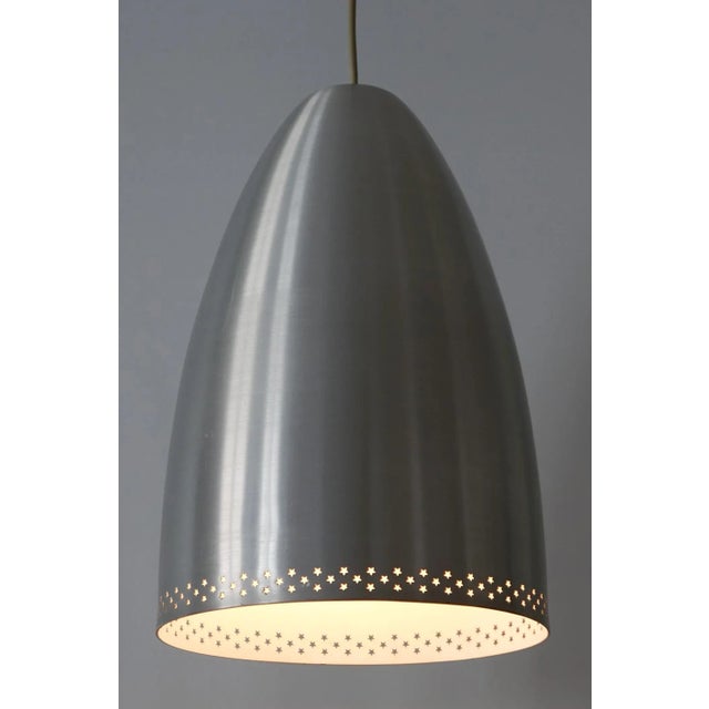 Large German Aluminium Pendant Lamp, 1970s For Sale - Image 12 of 15