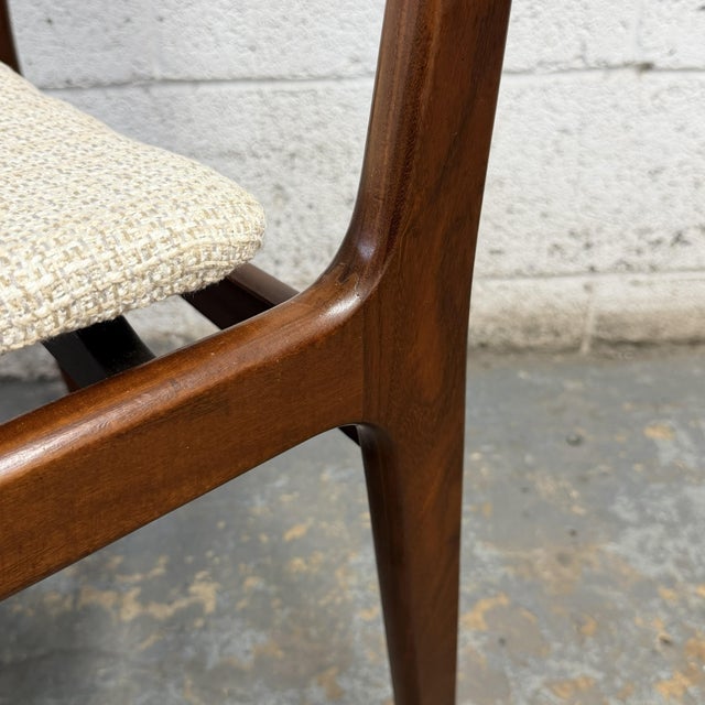 Set of 6 Vintage Danish Modern Teak Dining Chairs Attributed to Erik Buck (Buch), 1960s For Sale - Image 11 of 12