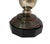 Wood Large Ralph Lauren Hurricane Original Candle Holder. Glass, Silver Wood Base 23”x10” For Sale - Image 7 of 8