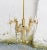 Mid-Century Modern Italian Brass & Crystal Glass Chandelier by Gaetano Sciolari for Sciolari, 1966 For Sale - Image 6 of 12