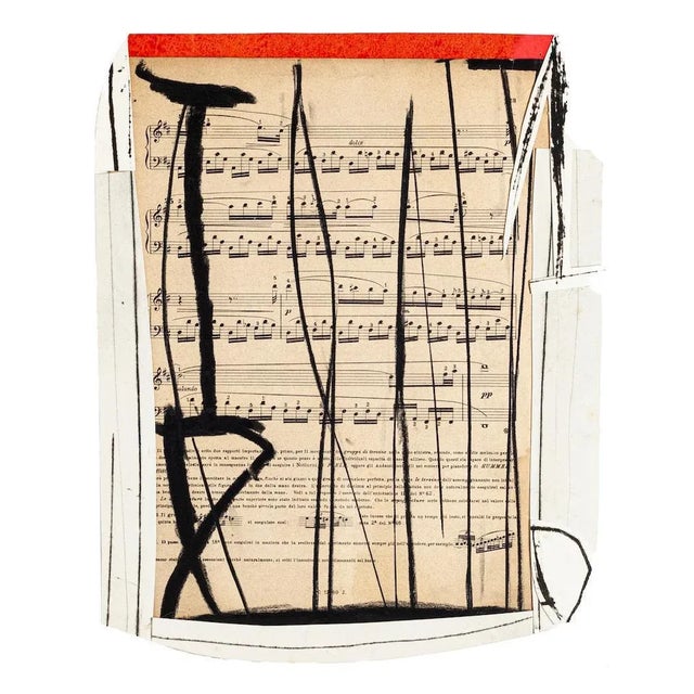 Musical Notes Mixed Media by Tommaso Cascella, 2009 For Sale - Image 3 of 3