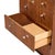 Directional Mid Century Walnut and Chrome Armoire Dresser For Sale - Image 9 of 10