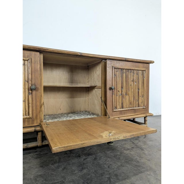 Split Bamboo Sideboard, 1960s For Sale - Image 6 of 8