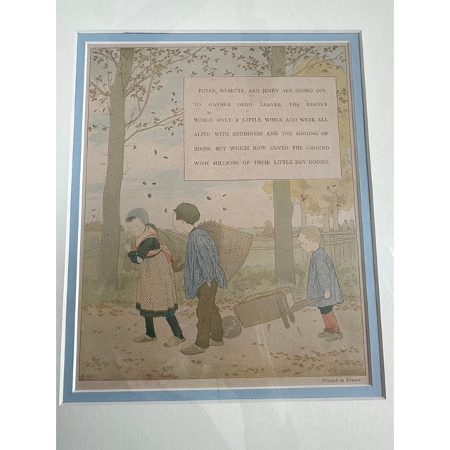 Vintage 1990s French "Filles Et Garçons" Art Prints - Set of 4 Framed For Sale - Image 13 of 14