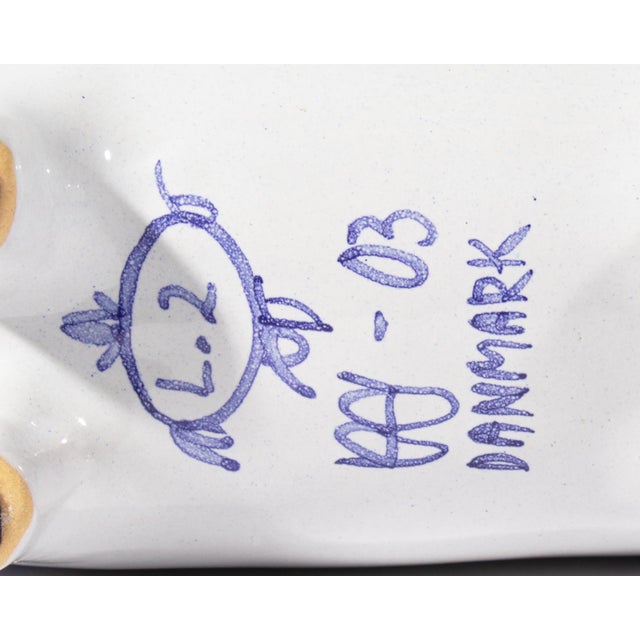 White Ceramic Centaur Candlestick Holder by Bjorn Wiinblad For Sale - Image 8 of 8