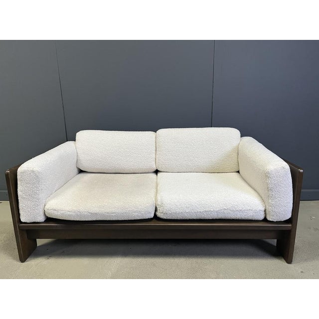 Wood Bastiano Two-Seater Sofa for Gavina, 1970s For Sale - Image 7 of 11