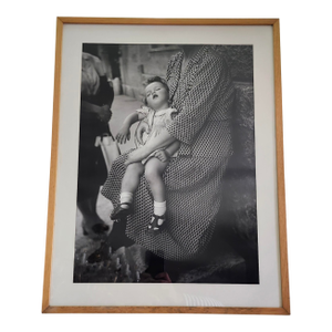 1950s Yvette Troispoux Le Sommeil De l'Enfant Rome, Framed