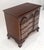 Mid 20th Century Mahogany Chippendale Style 4 Drawer Bracket Feet Bachelor Chest Dresser MINT For Sale - Image 5 of 14