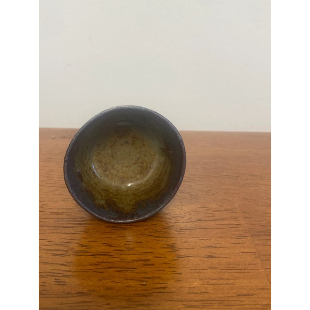 Studio Pottery Chalice Rustic Stoneware Goblet Handmade Ceramic For Sale In Philadelphia - Image 6 of 7