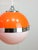 Red Space Age Italian Orange Pendant Lamps, Set of 2 For Sale - Image 8 of 18