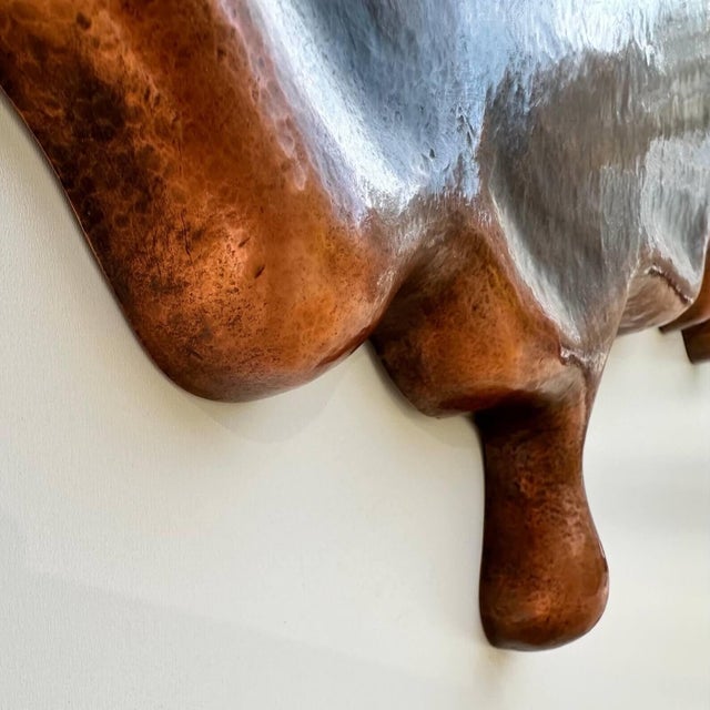 Metal Melting Copper Wall Art Sculpture "Summer in the South" by Jeremy Maronpot For Sale - Image 7 of 11