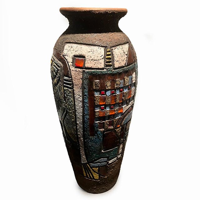 1960s Floor Vase from Tilgmans Keramik, Sweden, 1960s For Sale - Image 5 of 6