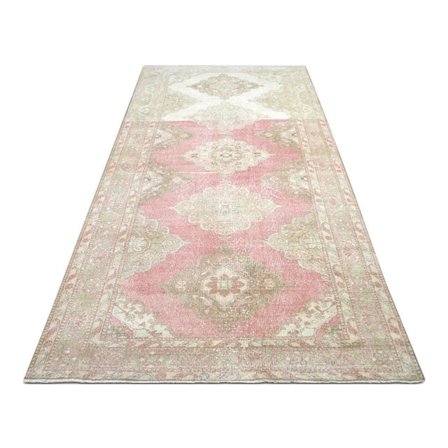 1960s 1960s Turkish Oushak Rug For Sale - Image 5 of 6