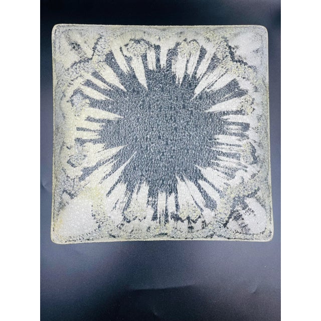 Mid 20th Century Vintage Dorothy Thorpe Silver Overlay "Atomic Splash" Platter & Matching Bowl For Sale - Image 5 of 13