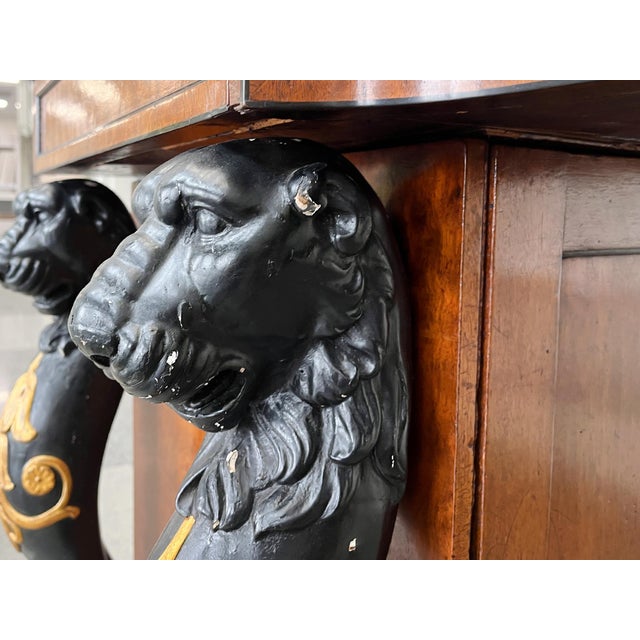 Early 19th Century Regency Mahogany Sideboard With Ebony Inlays For Sale - Image 16 of 18
