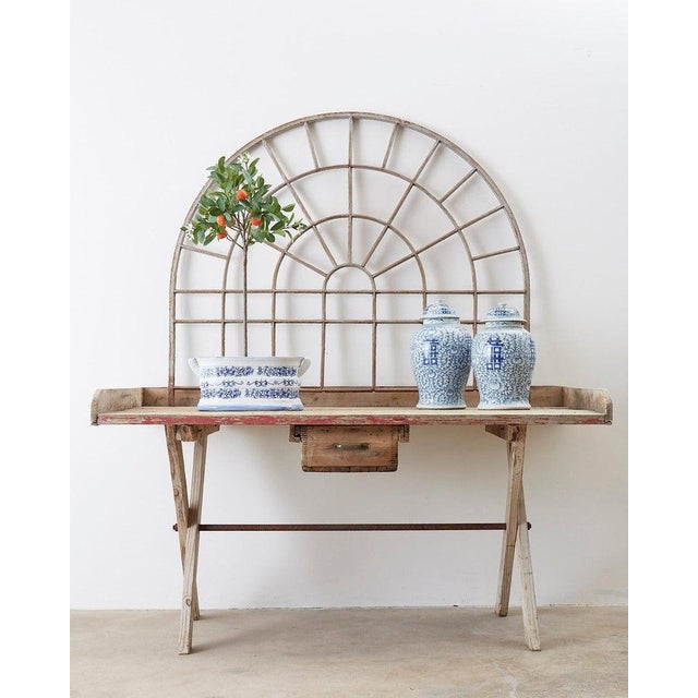 Rustic Pine Work Table or Gardening Table Chairish