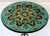Mid 20th Century French Art Deco Turquoise Tile and Wrought Iron Pedestal Table For Sale In Atlanta - Image 6 of 7