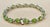 2010s 15 Carat Genuine Natural Peridot & Diamond Tennis Bracelet 14 Karat White Gold For Sale - Image 5 of 18