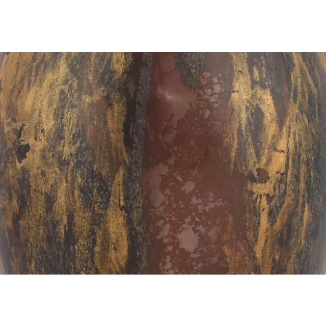 Vintage Art Deco Vase in the Style of Claudius Linossier For Sale - Image 4 of 5