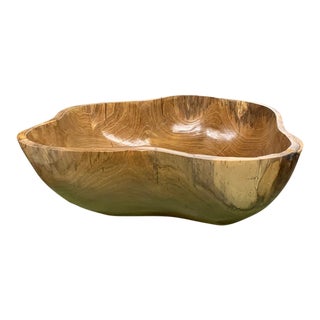 Medium Wooden Bowl For Sale