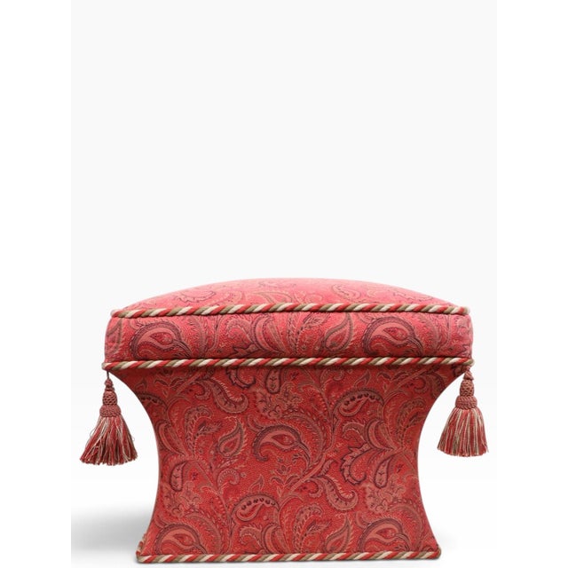 Turkish Bohemian Style Ottoman Stool Bench by the Baker Furniture Company C. 1980/90's For Sale In New York - Image 6 of 12