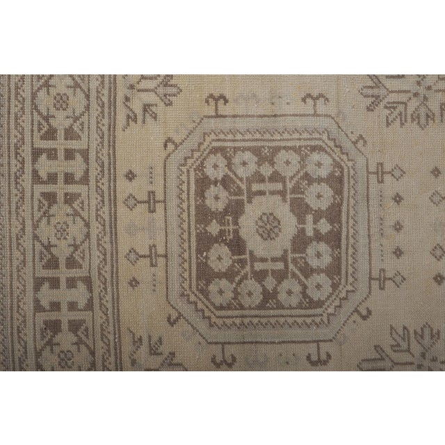 1970s Vintage Turkish Oushak Handmade Wool Runner Rug 2'6'' X 19'7'' For Sale In Philadelphia - Image 6 of 13