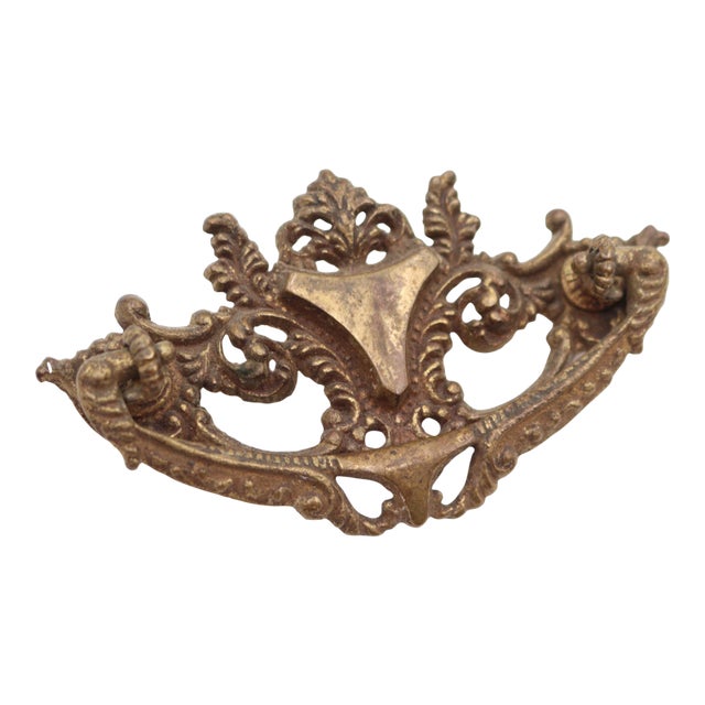 Mid 20th Century Victorian 4.125 In. Brass Bail Dresser Pull For Sale