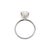 14k White Gold Gia 3.02ct Oval Cut Natural Diamond Solitaire Engagement Ring, Size 6.5 For Sale In Houston - Image 6 of 9