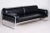 Metal Bauhaus Chrome & Leather Sofa attributed to Hynek Gottwald, 1930s For Sale - Image 7 of 8