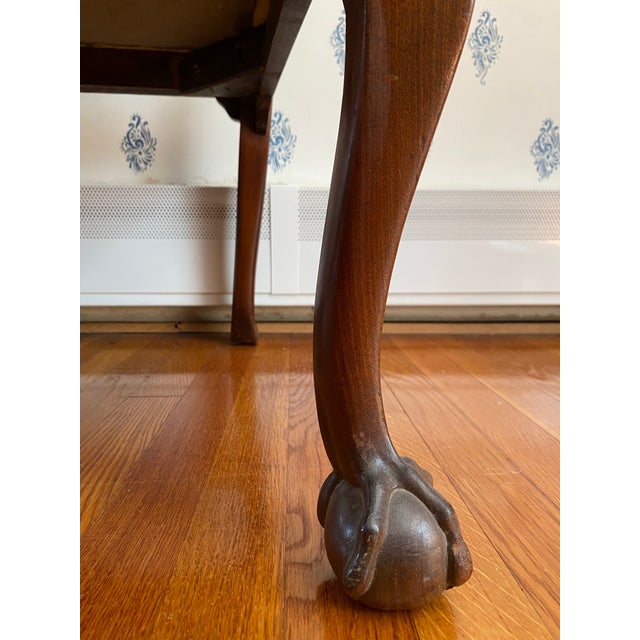 Antique Mid-1700s British Chippendale Mahogany Dining Chair With Arms For Sale - Image 4 of 18