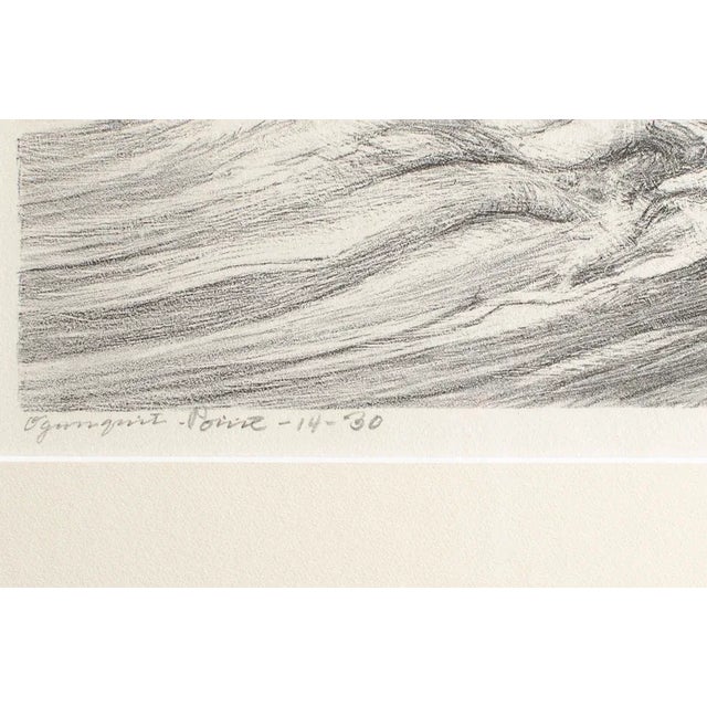 Antique Etching Limited Edition Original Signed by American Artist Adele Watson 1873 - 1947 Titled "Ogunquit Point 14/30" For Sale - Image 4 of 8