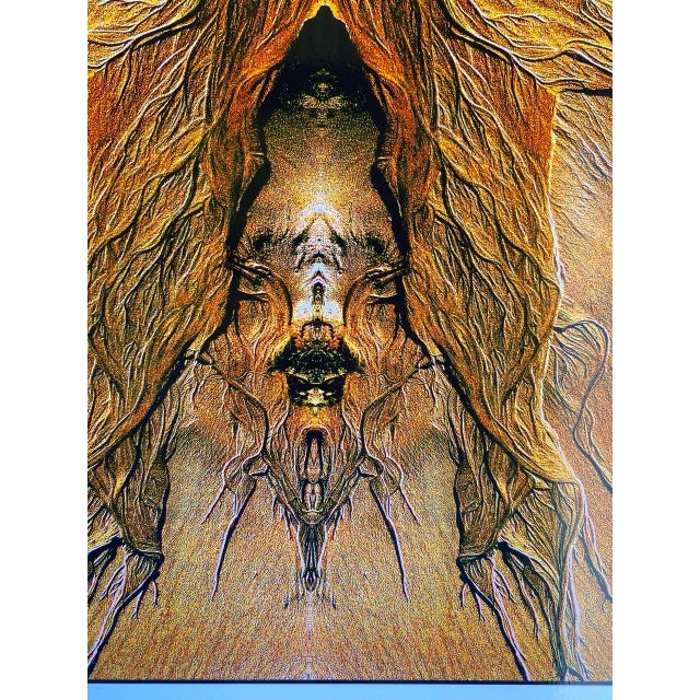 Contemporary Miwok Vision (X2), Point Reyes, California 2008/2009 Original Artwork by Clifford Baker For Sale - Image 3 of 9