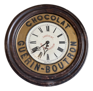 Vintage French Wall Clock from Guerin Boutron, 1930s