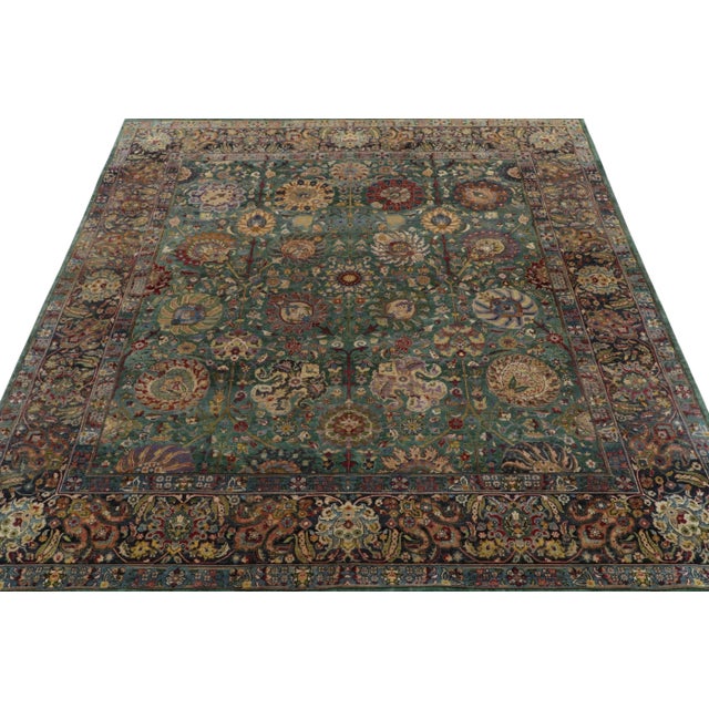 Hand-knotted in wool, a 9x10 rug from the inspired works of Rug & Kilim’s expansive new Modern Classics Collection. On the...