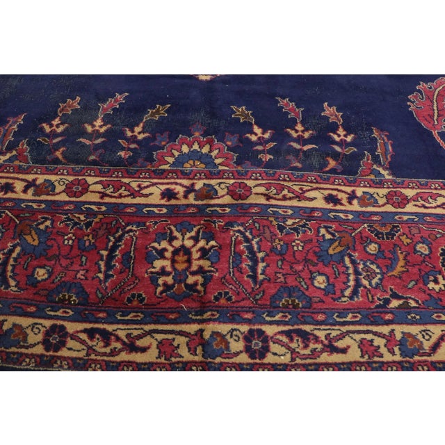 72027 Antique Turkish Sparta Hotel Lobby Size Rug with Luxe Victorian Style 11'01 x 20'02. Rich in color, texture and...